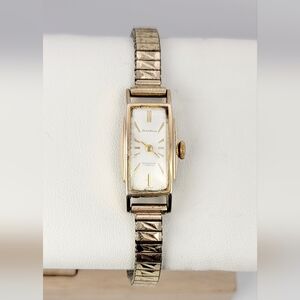 Vintage Seiko Solar Diashock 17-Jewel Ladies Watch, 20 Micron Gold-Plated Case